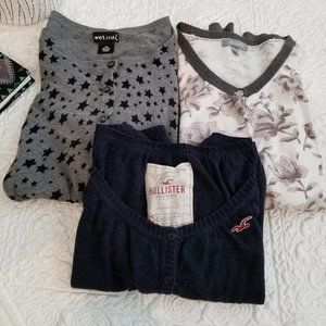 Lot of Cardigan Cropped Style long sleeve